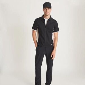 Reiss Golf Harbour Lightweight Performance Jacket | Size M | Navy & White